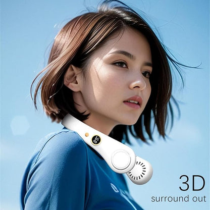 Bladeless Neck Fan – Portable Cooling