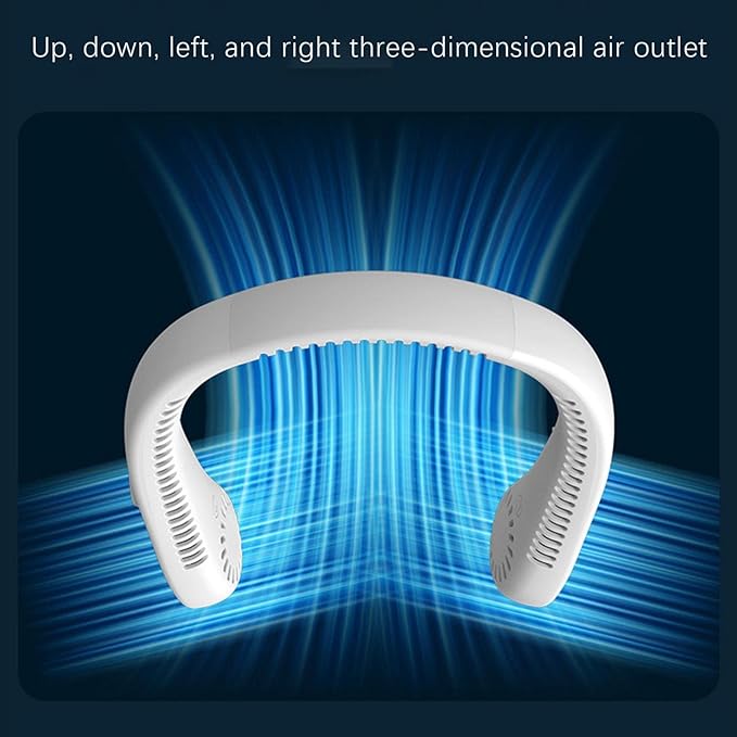 Bladeless Neck Fan – Portable Cooling