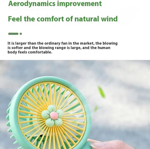 Mini Flower Fan – Portable & Quiet