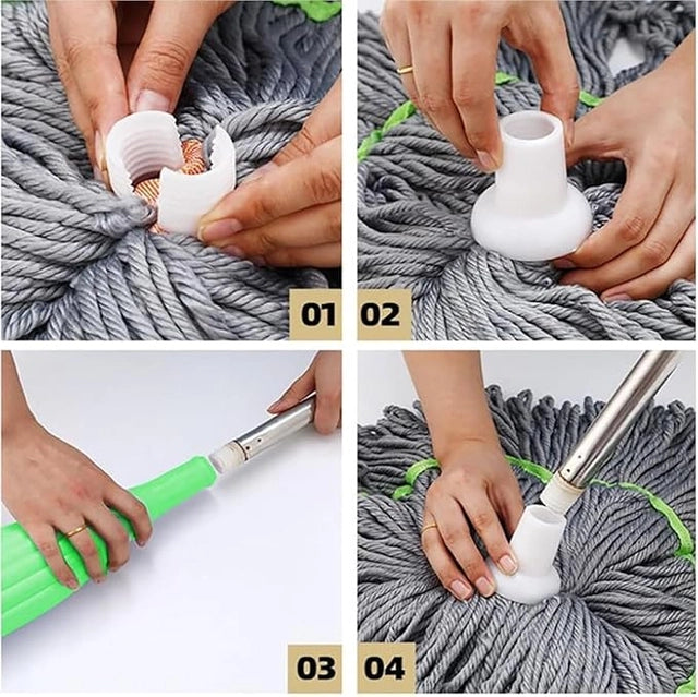 2-in-1 Self Squeeze Floor Cleaning Mop | Hands-Free Cleaning | 50% OFF
