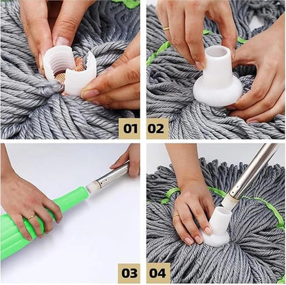 2-in-1 Self Squeeze Floor Cleaning Mop | Hands-Free Cleaning | 50% OFF
