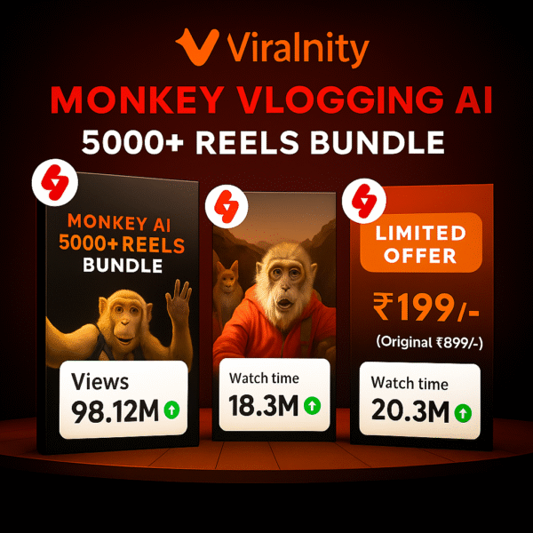 500+ Monkey reels bundle